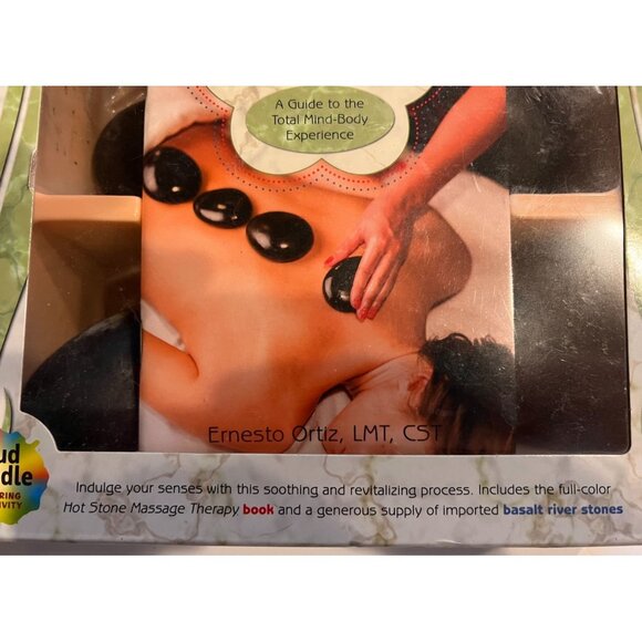Hot Stone Massage Therapy Book & Kit By Mud Puddle "Total Mind-Body Experience" - Picture 3 of 11